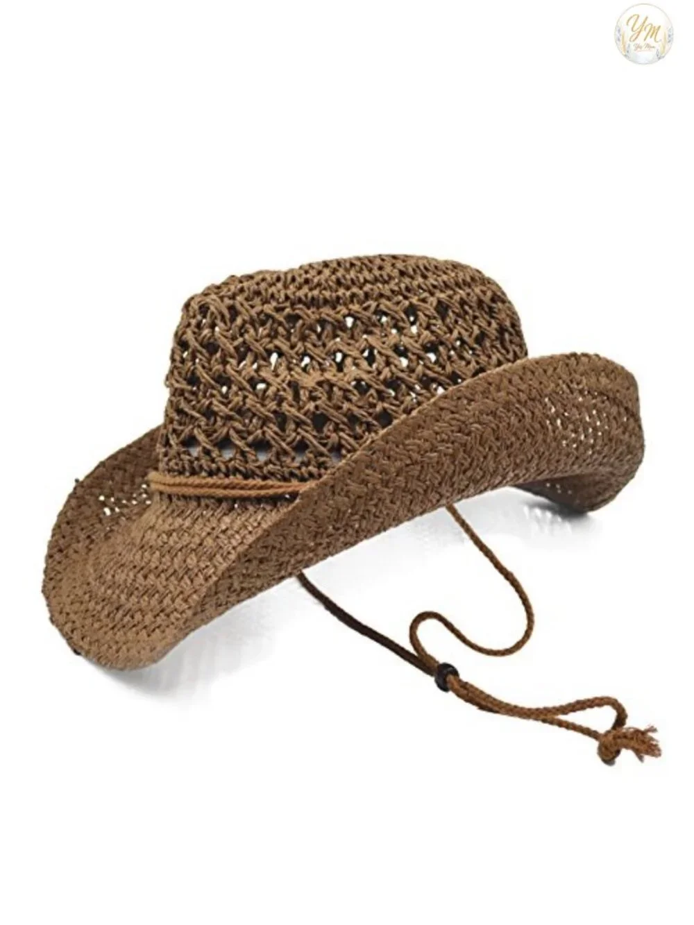Women's Cowboy Hat Straw Western Sun Protection Fitted